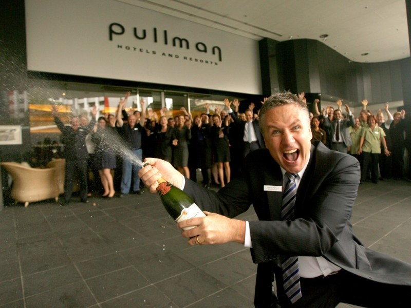 Pullman Brisbane launch Grant Parnell celebrates the arrival of Pullman